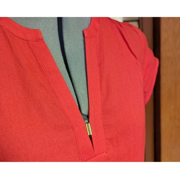 Red work blouse - Picture 2 of 3